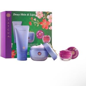 Tatcha Dewey Skin And Lip Set